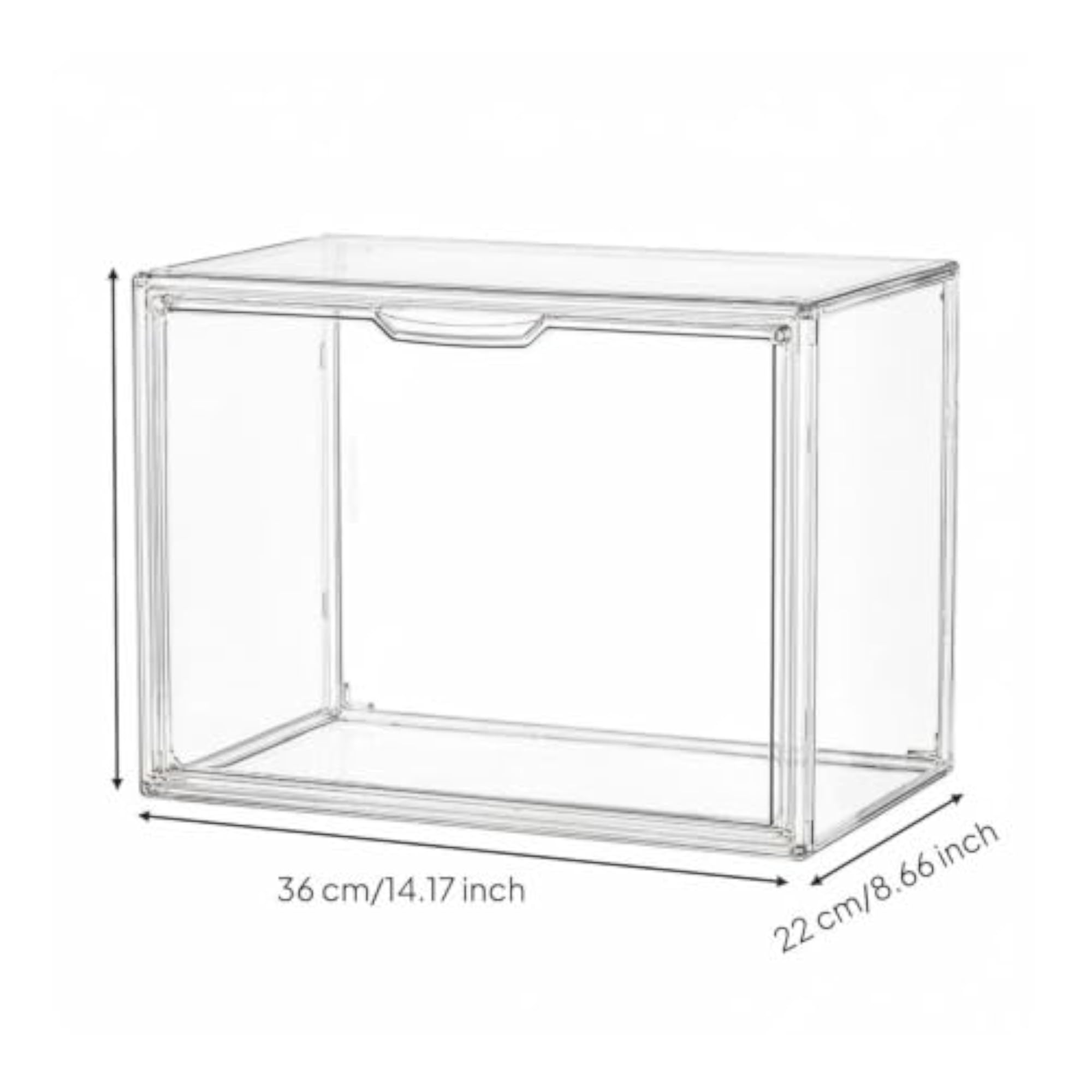 Stackable Acrylic Display Case for Cosmetics